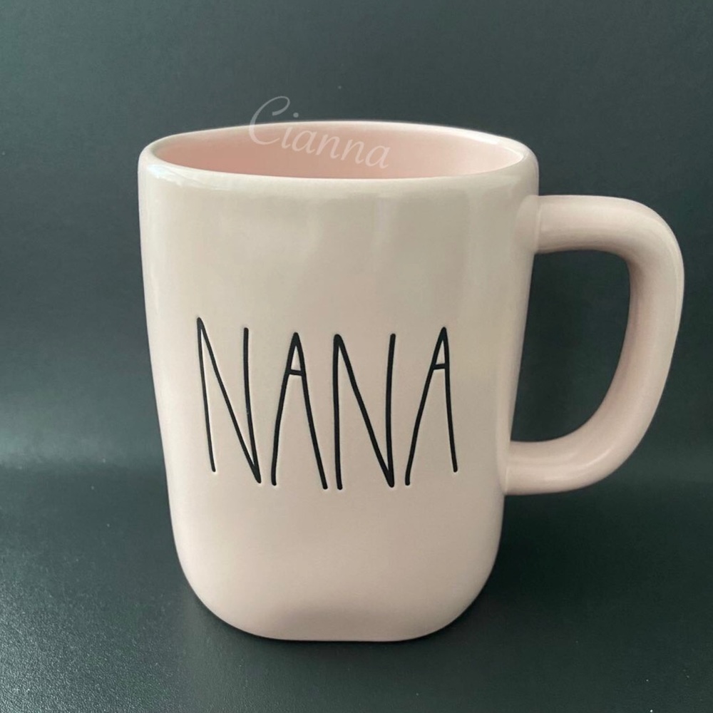 Rae Dunn Pink Nana Mug